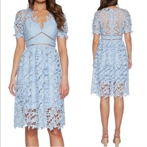 NEW Bardot Ricko Blue Lace Dress